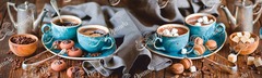 Кухонный фартук Маршмеллоу (Ф-111) 2000х600 мм