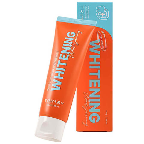 Отбеливающая зубная паста с ароматом грейпфрута и мяты Trimay Whithening White Jamong Toothpaste, 120мл