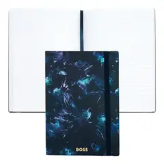 Блокнот A5 HB Tie-dye Flower Navy Lined