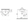 VitrA Zentrum 5786B003-0001 Раковина подвесная 60х47,5 см
