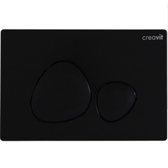 Creavit Spa GP7002.02 Клавиша смыва для унитаза, цвет: чёрный фото