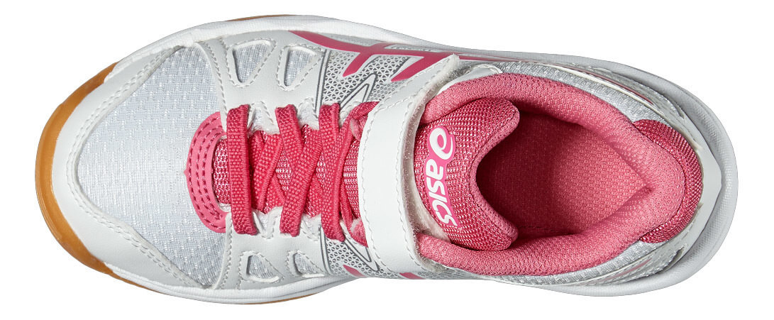 Asics Pre Upcourt PS кроссовки волейбольные детские белые-розовые - 3