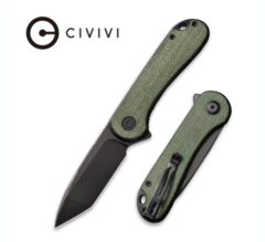 Фото Складной нож CIVIVI Elementum, сталь D2, Green Micarta