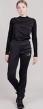 Детские лыжные разминочные брюки NordSki Jr. Base Black