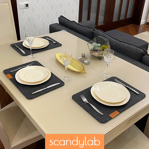 Салфетки для сервировки стола / сервировочные салфетки набор 4 шт. Scandylab Nordic Kitchen SND001