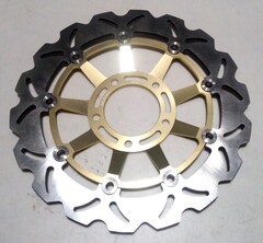 Диск тормозной передний лепестковый на TRIUMPH SPEED TRIPLE 2005-2007 / SPEED TRIPLE R / ABS 2012-2013
