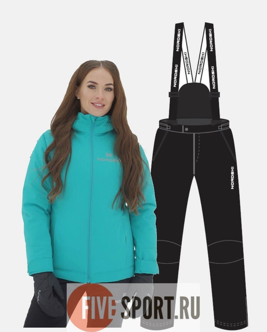 Nordski Pulse Mount теплый лыжный костюм женский - 19