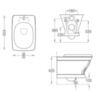 ArtCeram Civitas CIV001 01 93 АКЦИЯ Унитаз подвесной