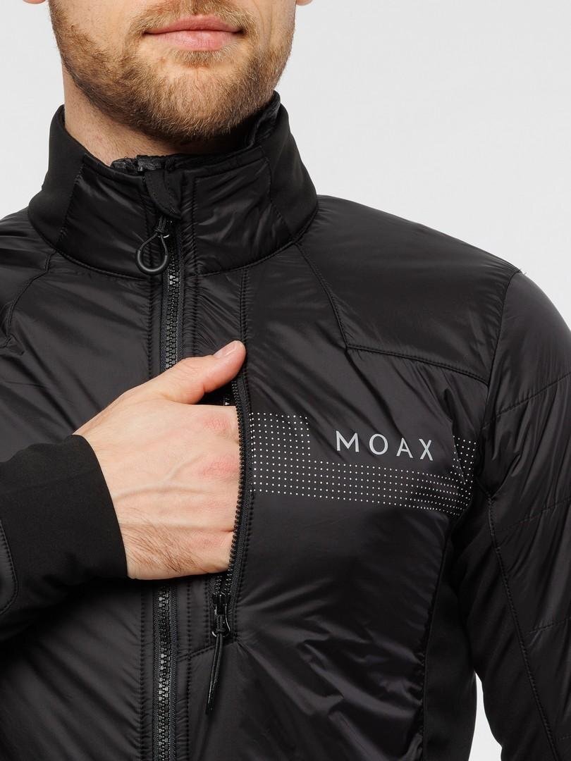 Мужской тренировочный лыжный костюм Moax Tauri Pro Hybrid Dynamic черный - 4