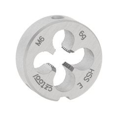 Плашка М 6,0х1,0 DINEN22568 HSSE 6g 20х7мм Bucovice(CzTool) 290060