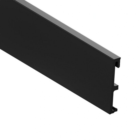 Напольный ПВХ плинтус Salag Alpha Czarny (AP81M3)