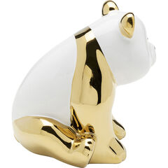 Фигура декоративная Sitting Panda «Сидящая панда» 18 см, Золотой