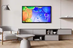 Телевизор QLED Samsung 32" QE32Q5FAAUXPY The Frame черный/серый FULL HD 60Hz DVB-T2 DVB-C DVB-S2 USB WiFi Smart TV (RUS)