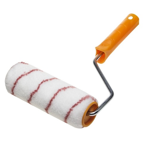 STAYER NYLON, 48 х 180 мм, бюгель 8 мм, ворс 10 мм, полиамид, для агрессивных сред, малярный валик, Professional (0316-18)