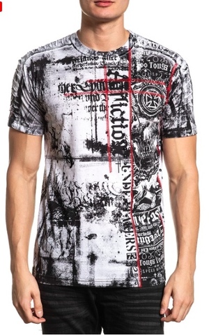 Affliction | Футболка мужская ROAD CREW A21368 перед