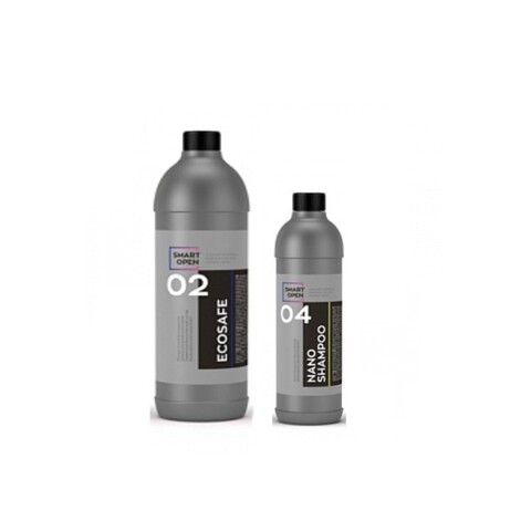 Набор для двухфазной мойки Smart Open 02 ECOSAFE +04 NANO SHAMPOO 0,5л