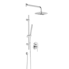 Damixa 936530000 Scandinavian Pure встраиваемая душевая система душевым смесителем и штангой, хром фото