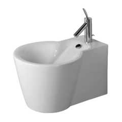 Duravit 274150000 Биде подвесное, с креплениями Durafix, с 1 отв под смеситель, цвет белый фото