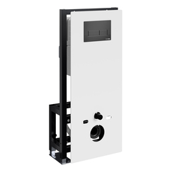 WasserKRAFT Glan 66TLT.010.ME.WH.MB03 Инсталляция для унитаза с клавишей фото