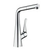 Hansgrohe 73812000 Смеситель для кухни с выдвижным изливом и лейкой