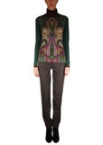Водолазка из шерсти и вискозы ETRO