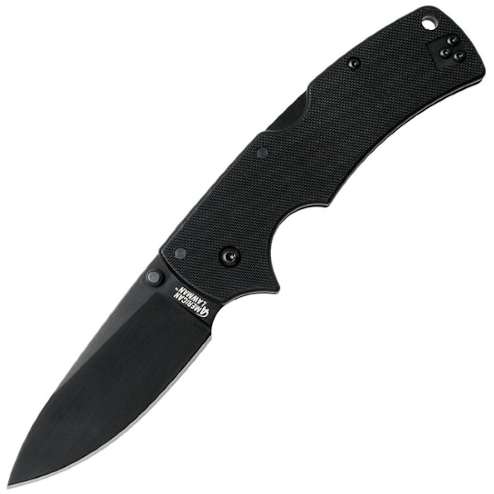 Нож складной Cold Steel American Lawman, сталь CPM-S35VN, рукоять G10, черный