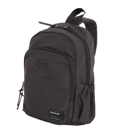 Рюкзак WENGER с одним плечевым ремнём, цвет тёмно-серый, 12 л., 35х25x14 см. (2608424521) - Wenger-Victorinox.Ru
