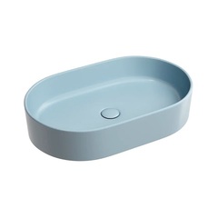 Ceramica Nova Element CN6048ML Умывальник чаша накладная овальная, 60.8x38.5, цвет: голубой матовый фото