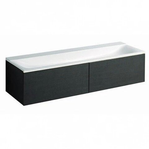 Geberit Xeno2 500.346.43.1 Тумба под раковину, 159.5x35x47.3см, Серый / Меламин, древесная структура