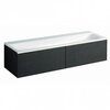 Geberit Xeno2 500.346.43.1 Тумба под раковину, 159.5x35x47.3см, Серый / Меламин, древесная структура