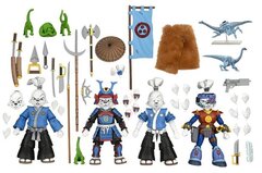 Коллекционная фигурка NECA Usagi Yojimbo: Year of the Rabbit Box Set (4-Pack)