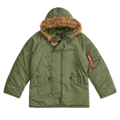 Парка Alpha Industries N-3B Regular Fit Sage Green (Зеленая)