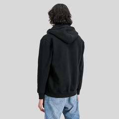 Толстовка Alpha Industries Basic Big Logo Zip Hoodie Black (Черная)