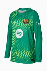 Футболка с длинными рукавами Nike FC Barcelona 26/27 Goalkeeper Stadium Junior - зеленый