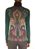 Водолазка из шерсти и вискозы ETRO