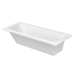 Duravit D-Code 700098000000000 Ванна акриловая 1700х700 мм см, встраиваемая, с 1 наклоном для спины, выпуск в зоне ног, цвет белый фото