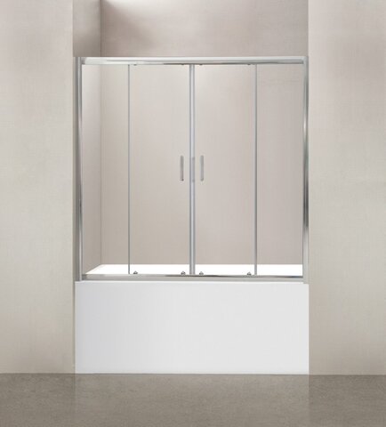 BelBagno Uno UNO-VF-2-170/145-C-CR Дверь для ванны в проём, цвет: хром