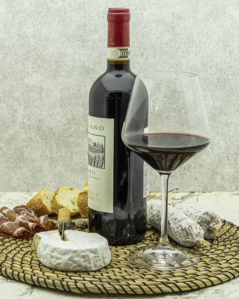 Вино Fattoria di Calappiano Кьянти Виничиано Красное Сухое 14,5% 0,75 л, Италия