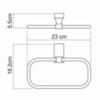 WasserKRAFT Exter K-5260 Полотенцедержатель, цвет: бронза