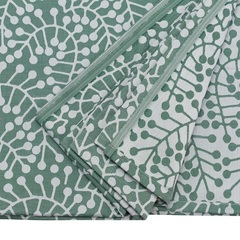 Скатерть из хлопка зеленого цвета с рисунком Спелая смородина, scandinavian touch, 180х260см