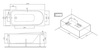 Am.Pm W80A-150-070W-A Like. ванна акриловая A0 150х70 см. шт