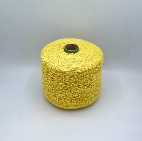 Бобинная пряжа (пр.Италия), art-USA Cotton supersoft , 325м/100гр. 100% Хлопок Pettinato(чесаный хлопок) цвет-Лимонно-желтый, арт.29977