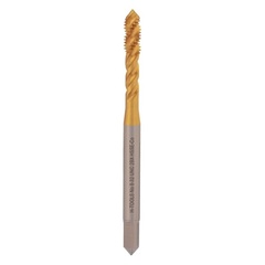 Метчик №8 -32-UNC (Машинный, винт.) DIN371 HSSE-TiN C/2-3P R45 63мм a=3,4 H-Tools 74708ETHT