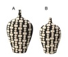 Ваза Black And White Narrow Mouth Vase B — фото 8