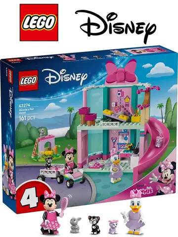 Конструктор Disney 43274 Минни и гостиница для животных