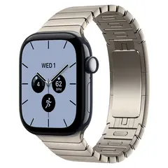 Умные часы Apple Watch Series 12 GPS + Cellular, 42mm, Night Blue Ceramic Case with Natural Link Bracelet