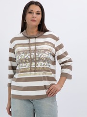 Блуза Миндаль (коричневая) Б16452-20М LT Collection