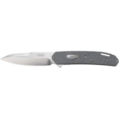 Фото Складной нож CRKT Bona Fide Silver, сталь D2, рукоять алюминиевый сплав