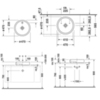 Duravit 386470027 Раковина накладная круглая 470 мм, с 1 отв под смеситель, без переливом,выпуск с керамической крышкой, цвет белый