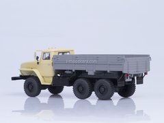 Ural-43202-31 engine YaMZ-238 board beige-gray 1:43 AutoHistory